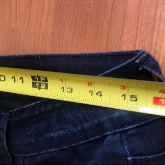 SERFONTAINE | The Euphoria Blue Denim Skinny Jeans With Dark Wash Size 27 - Picture 13 of 14